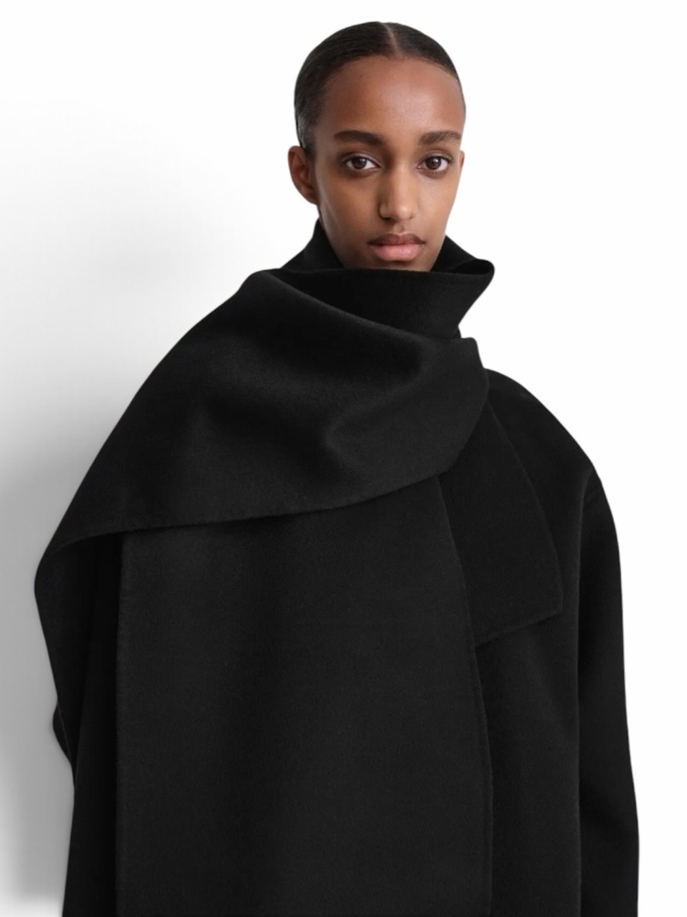 Toteme Long Double’ Scarf in Black NWT